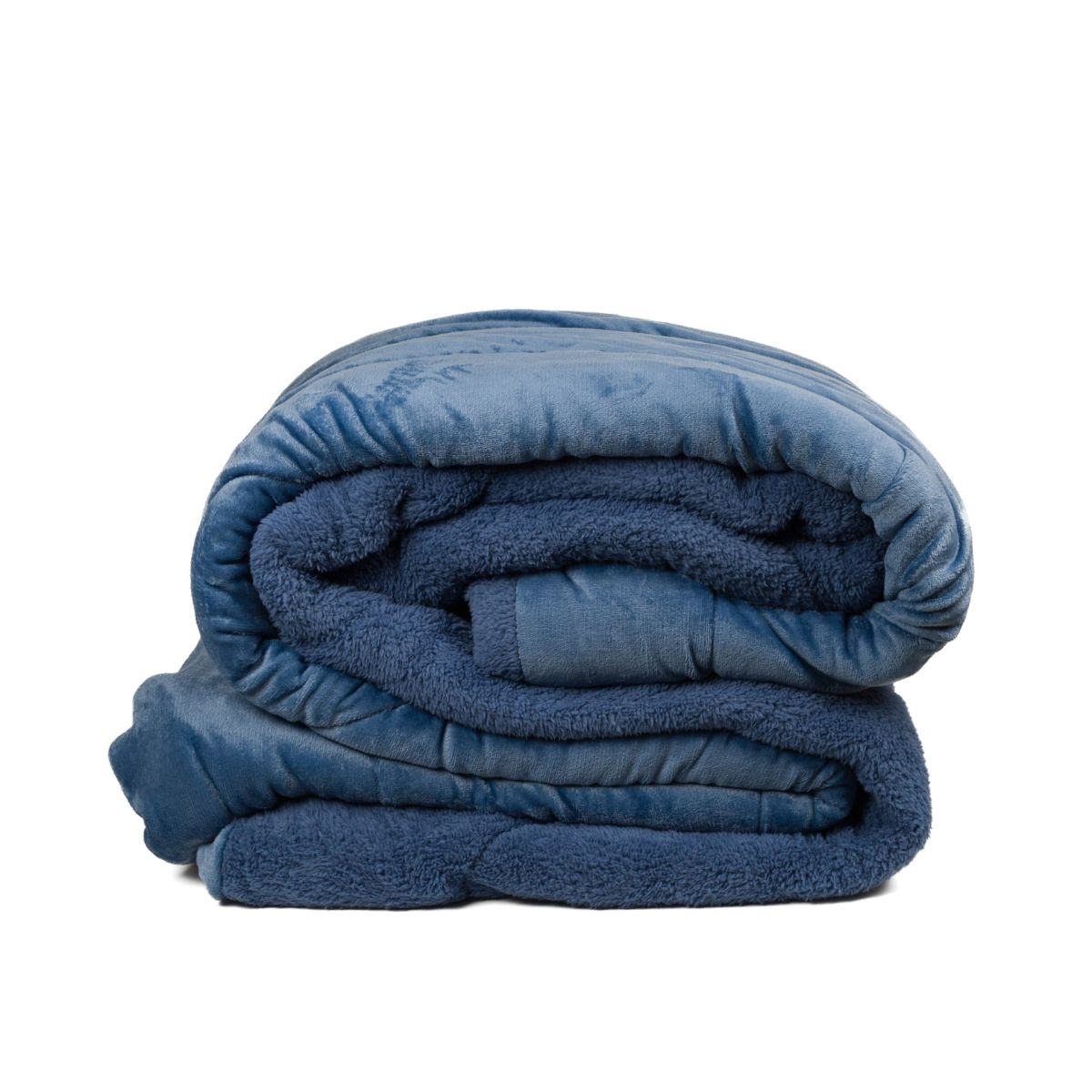 Frazada Las Calas Flannel Con Corderito Twin