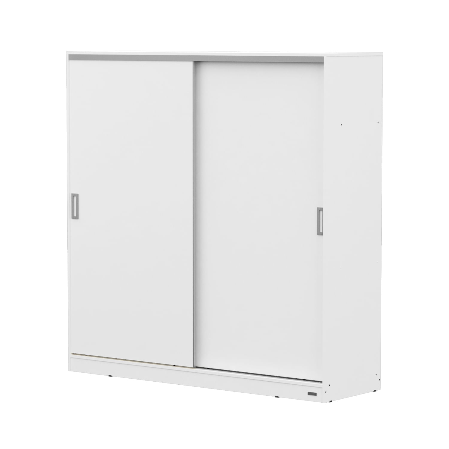Placard 2 Puertas Corredizas Dakar 1,80 Mts. Guía Metálica Blanco