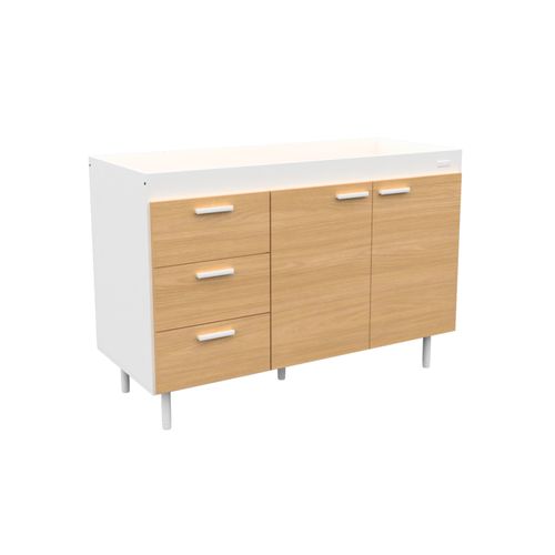 Bajo Mesada Sin Bacha Mueble Cocina Mosconi Express 1,20 Mts Malta