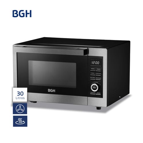 Horno Microondas Digital Bgh 30lts B330dfn24 900w C/Airfryer