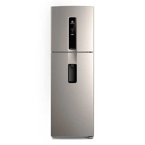 Heladera Electrolux 390l Iw46s Plata Inverter C/ Dispenser