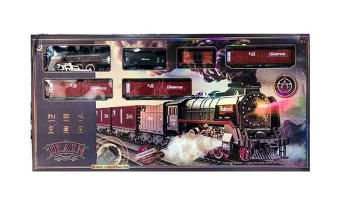 Tren De Carga C/Batería, Sonido Y Humo