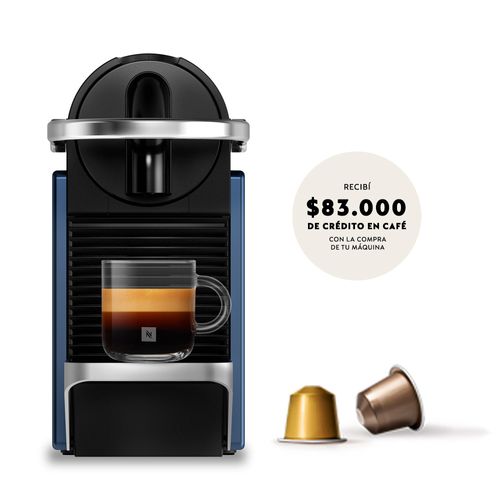 Cafetera Nespresso Pixie Blue