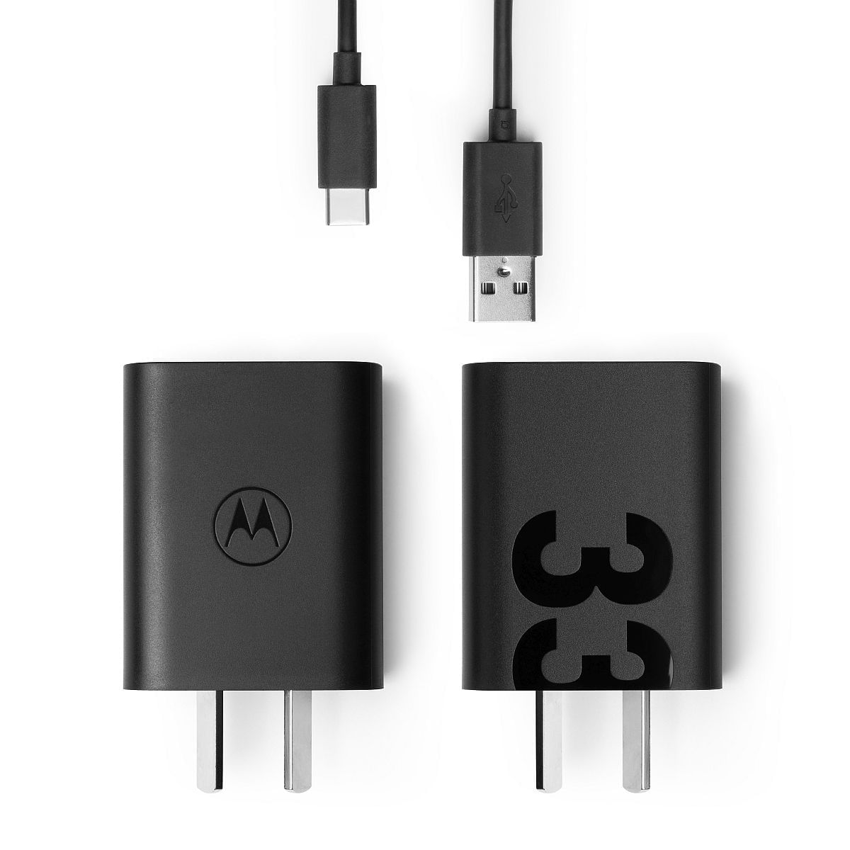 Cargador Con Cable Motorola 33w Pg38c06486