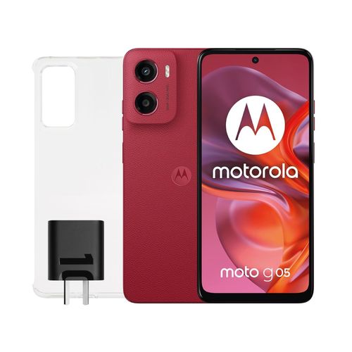 Celular Motorola Moto G05 Rojo 4/64 Gb 6.67"