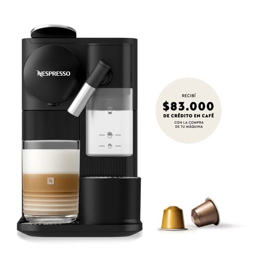 Cafetera Nespresso Lattissima One Black