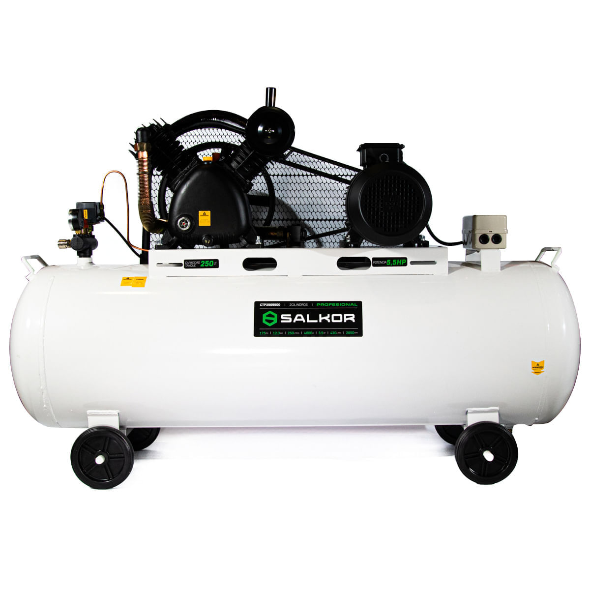 Compresor De Aire Trifásico 5,5 Hp 250 Lts