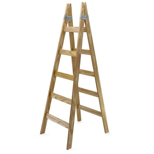 Escalera Pintor Madera 6 escalones