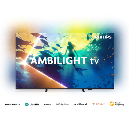 Smart TV Philips 65 Pud8100/77 4k Uhd Titan Ambilig