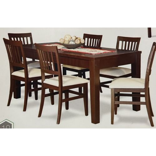 Juego Mesa 85x180/6 Sillas Lenno