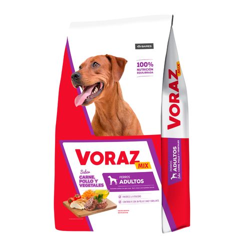Alimento Voraz Mix Adulto Carne, Pollo y Vegetales Perro