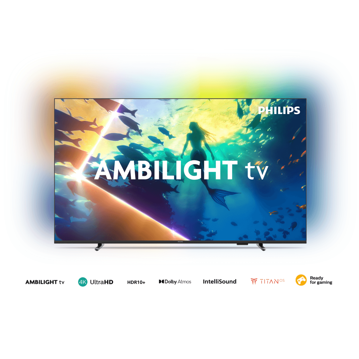 Smart Tv Philips 50 Pud8100/77 4k Ambi Titan