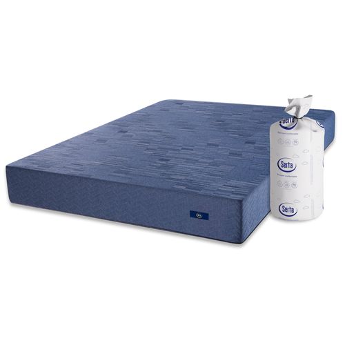 Colchón compactado de resortes Serta Box Hybrid