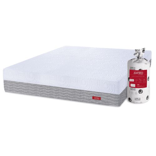 Colchón compactado de espuma Zafiro Express Visco Super King 200x200 cm