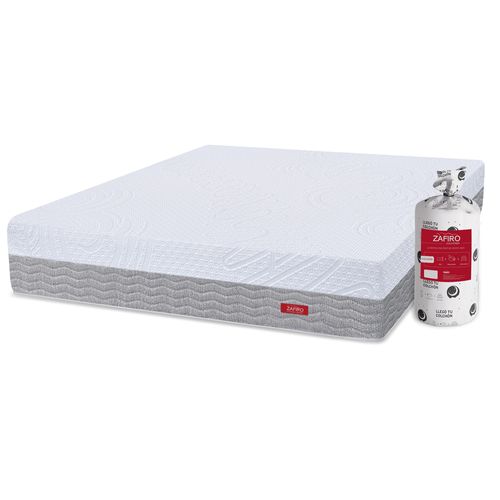 Colchón compactado de espuma Zafiro Express de 2 plazas 140x190 cm