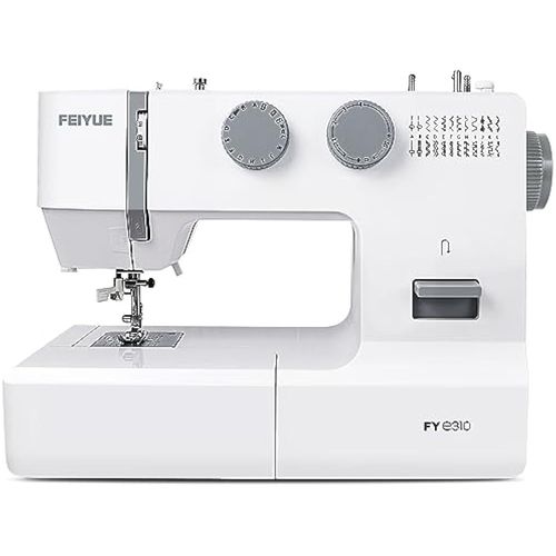FEIYUE FYe310 Máquina de coser doméstica con servomotor, velocidad controlable, costura