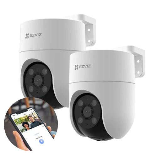 Combo X2 Camara Ezviz domo H8C 360 Full HD Wifi exterior/interior sirena