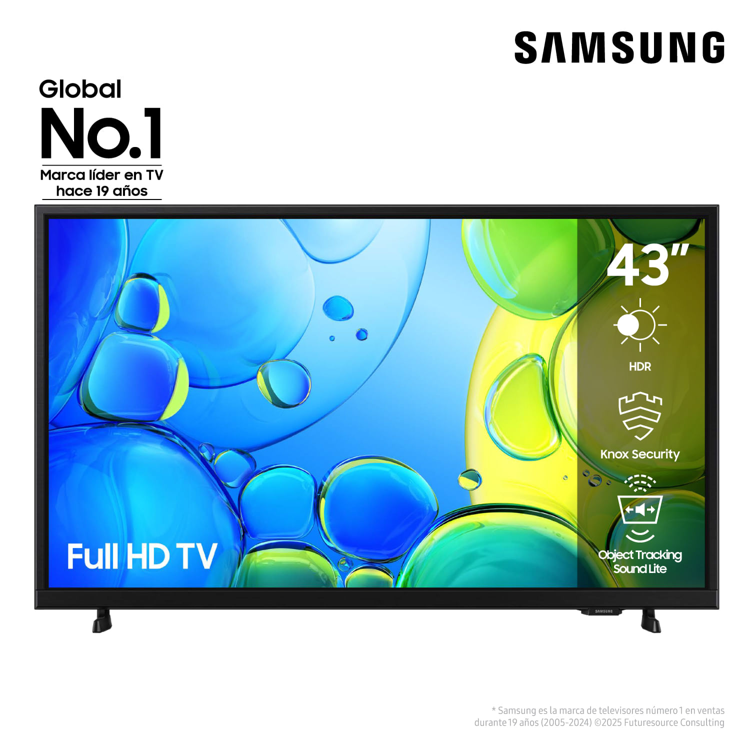 Smart Tv Samsung 43 Un43f6000 Fhd Hdr Tizen Hdmi
