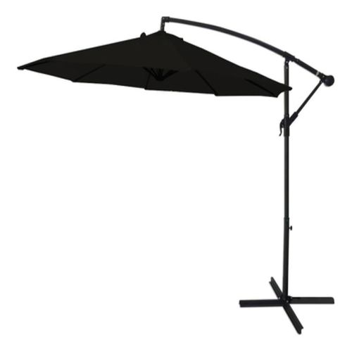 Sombrilla Outdoors Banana U3000 300cm Negro