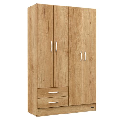 Placard 4 Puertas 2 Cajones Pack Mendra