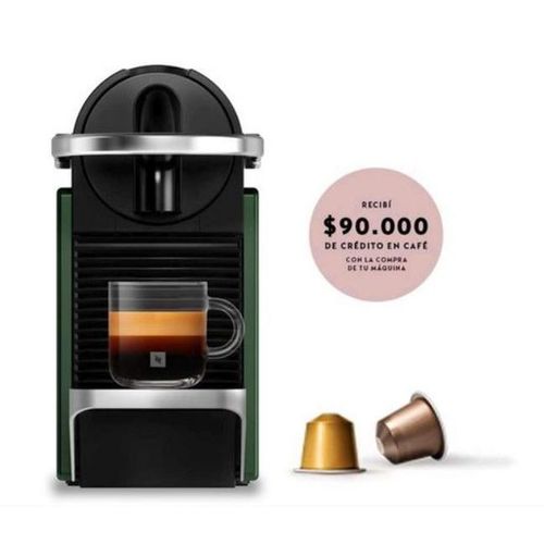 Cafetera Nespresso Pixie Green