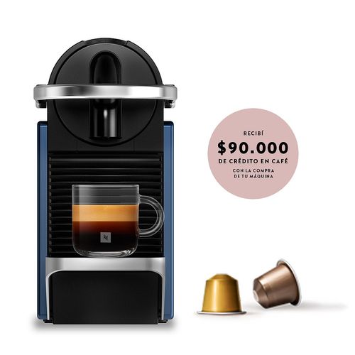 Cafetera Nespresso Pixie Blue