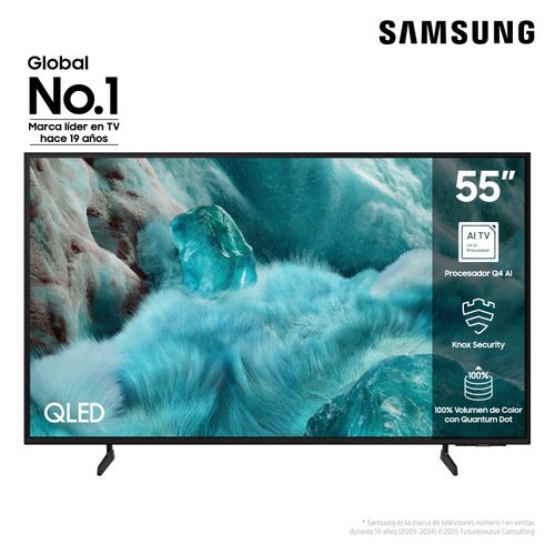 Smart Tv Samsung 55 Qn55q7f 4k Qled Bt Tizen Hdr