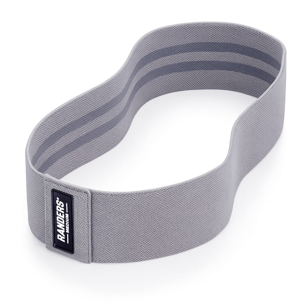 Banda Elástica de Resistencia de Tela Randers Medium Gris