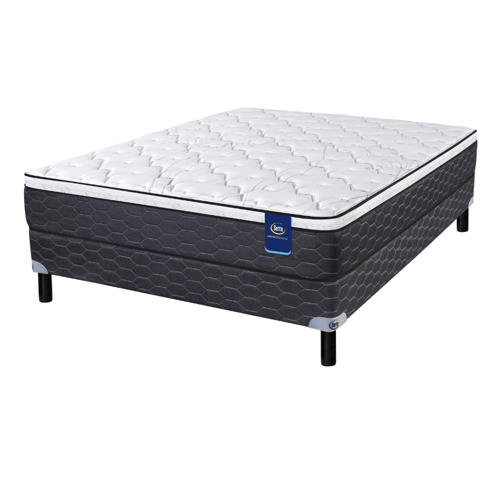 Conjunto Sommier y Colchón de Resortes Monett Pocket