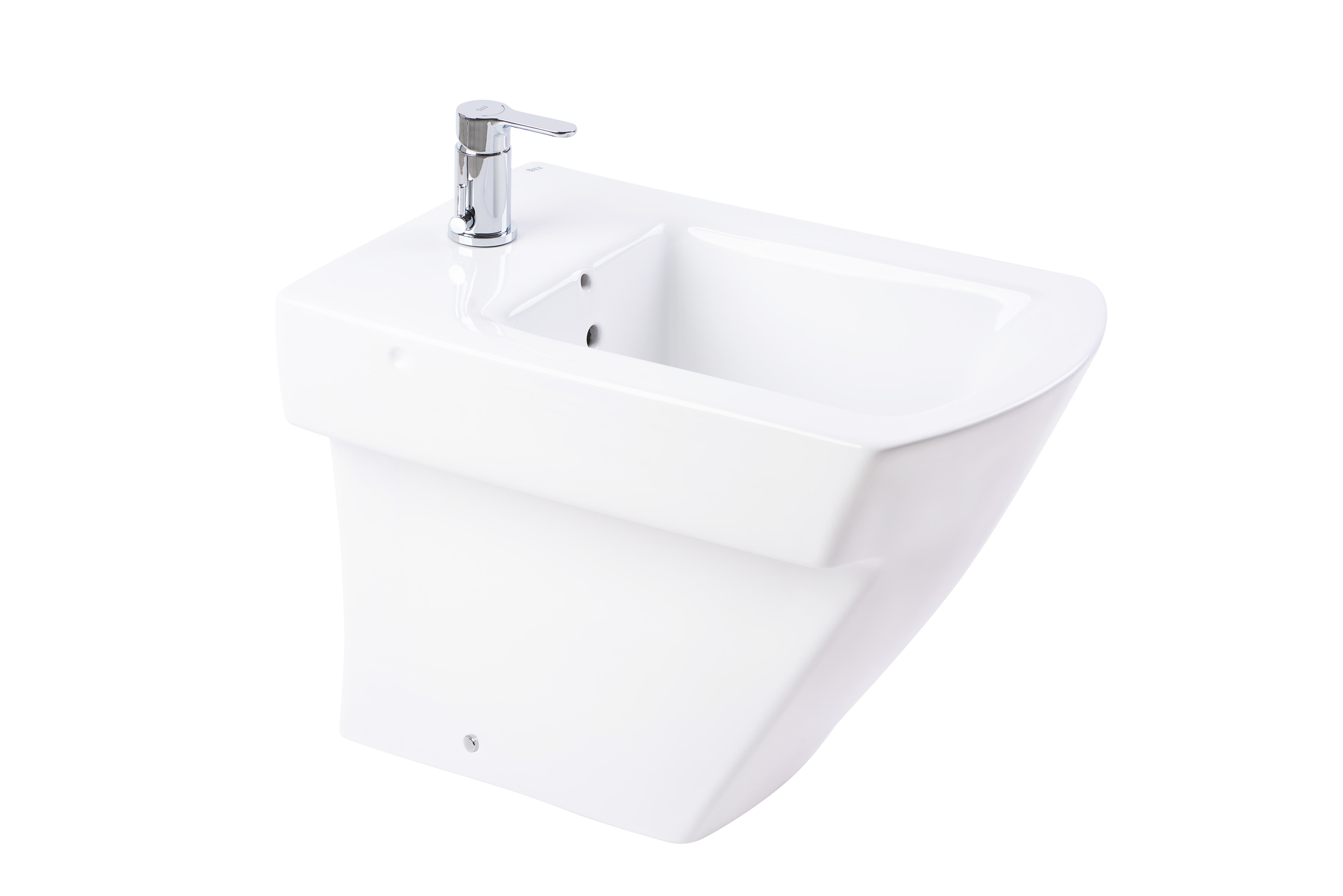 Bidet 1 Agujero Roca Hall Blanco