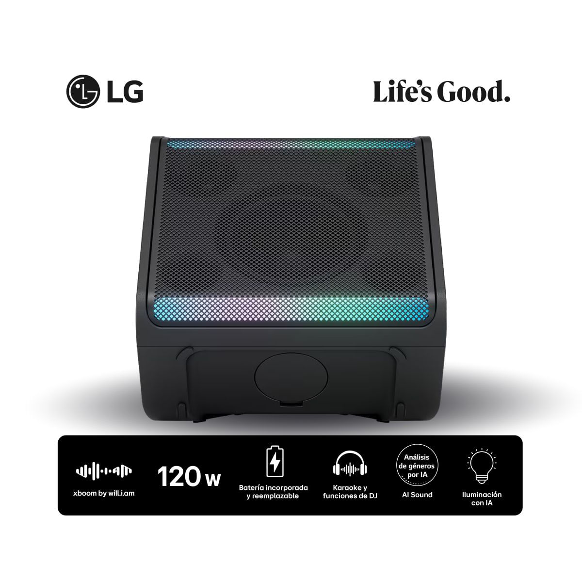 Parlante Portatil LG Stage 301 Xboom 120w Bt Usb