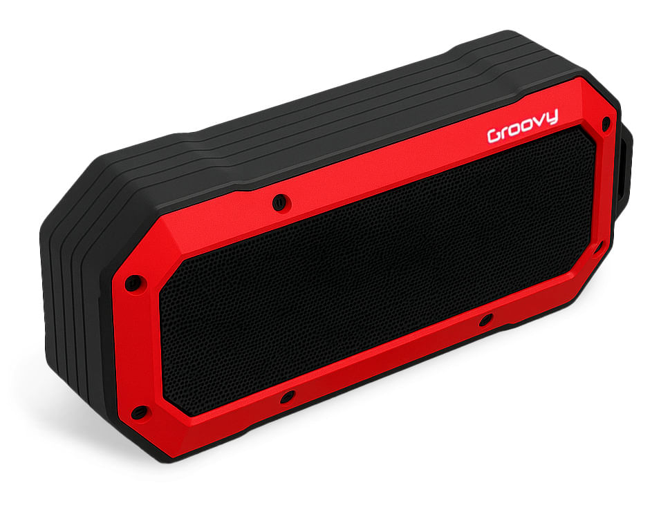 Parlante Bluetooth Portátil Groovy 8X Rojo