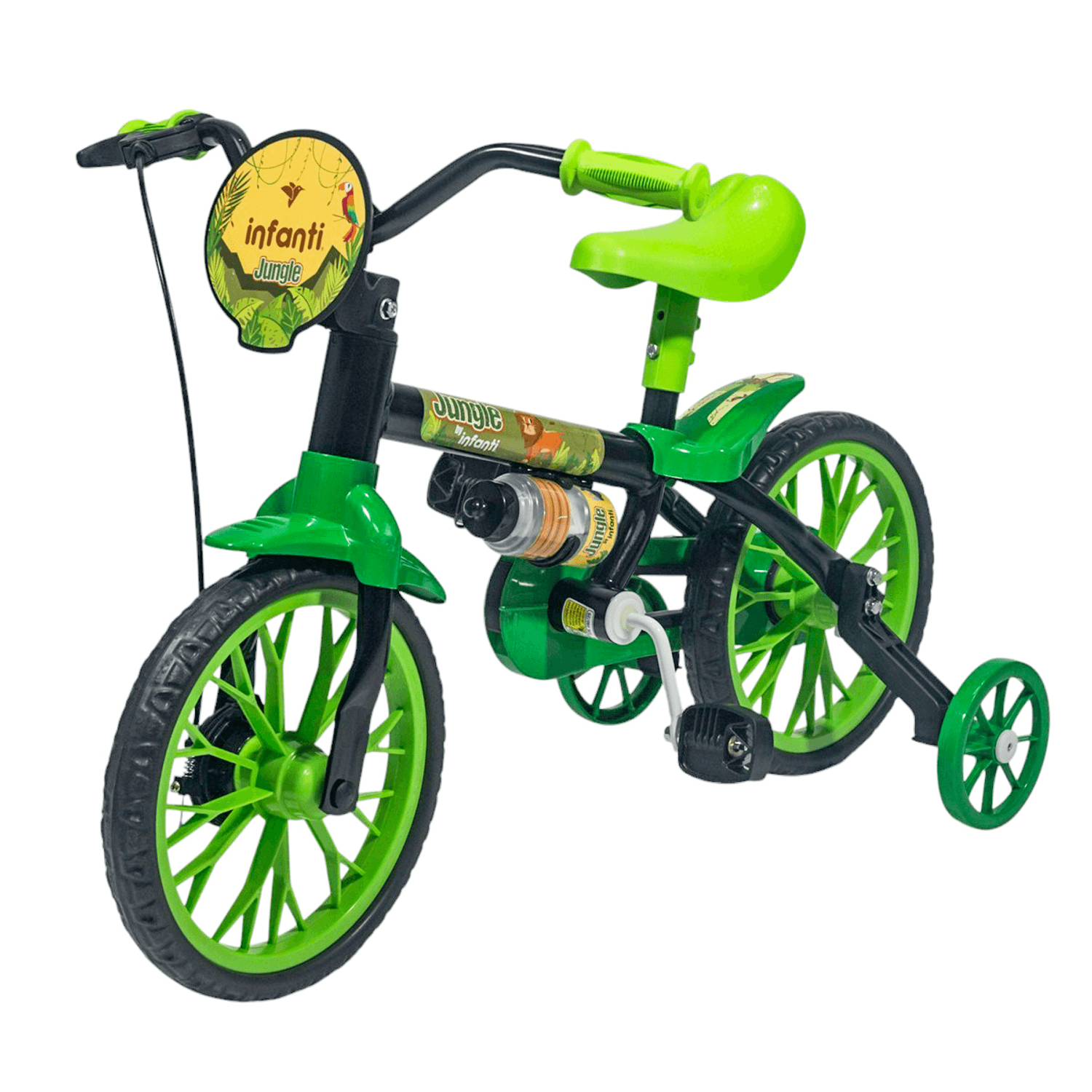Bicicleta de paseo R12 Infanti con cantimplora Jungle
