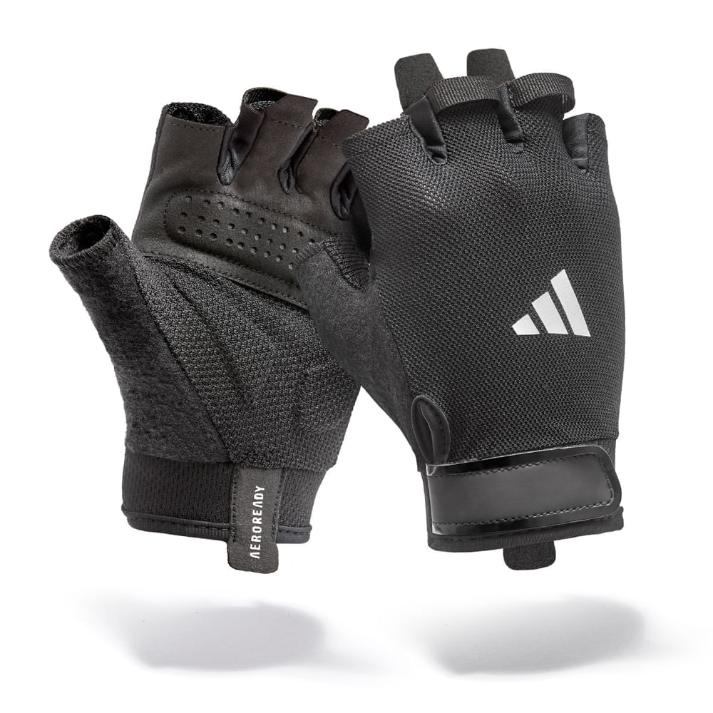 Guantes de Entrenamiento Essential - Negro/Blanco - XS - Adidas Fitness