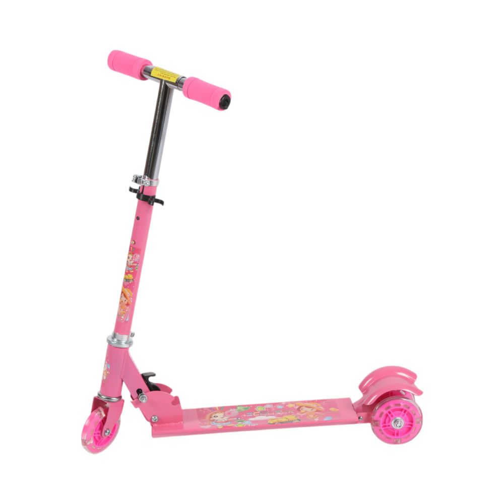 Monopatín infantil plegable Randers Kids Rosa