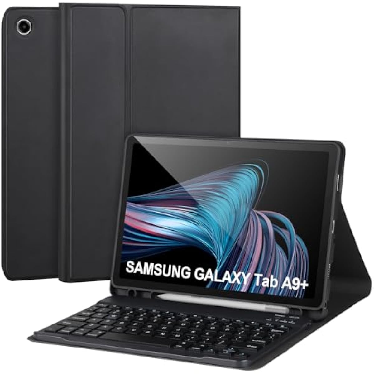 Funda con teclado para Samsung Galaxy Tab A9+/Plus de 11 pulgadas 2023 (SM-X210/X216/X218), funda
