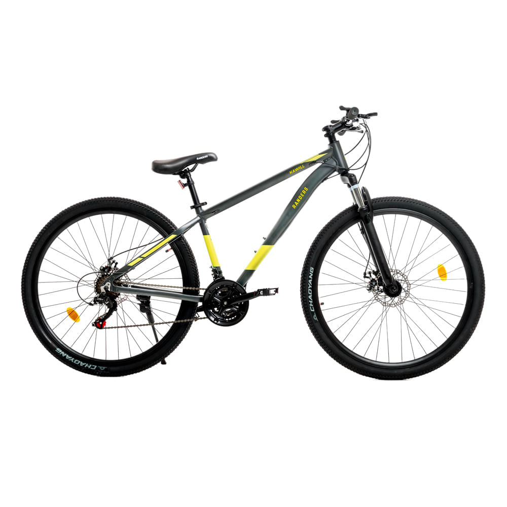 Bicicleta MTB 21 Vel. Randers KAWILL Gris Amarillo Talle M
