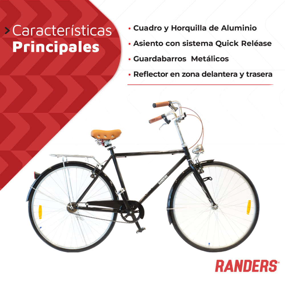 Bicicleta de Paseo Rodado 28 Vintage V Brake