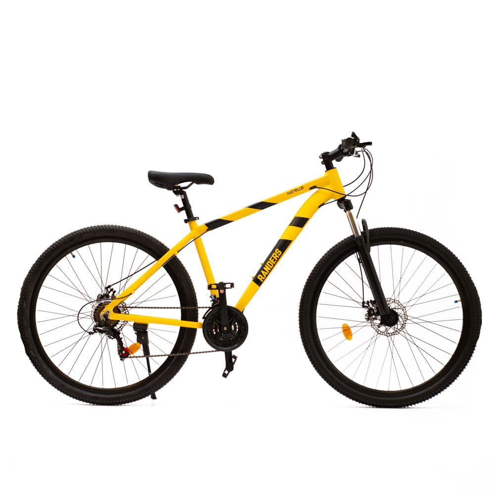 Bicicleta Mountain Bike Horus Rodado 29 Talle M Amarillo Negro