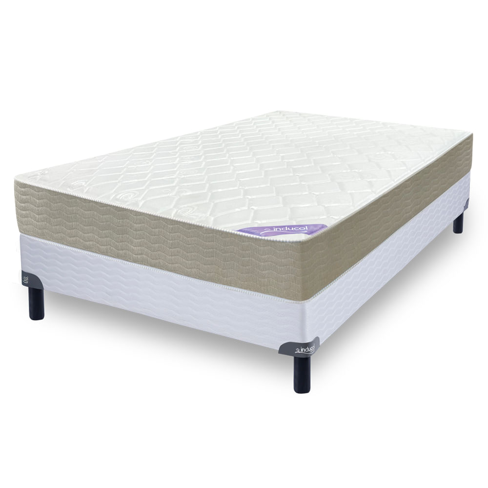 Conjunto Sommier y Colchón de resortes Inducol Classic Pocket