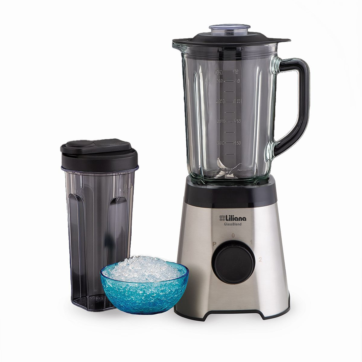 Licuadora Liliana Al185 Vaso Vidrio + Botella