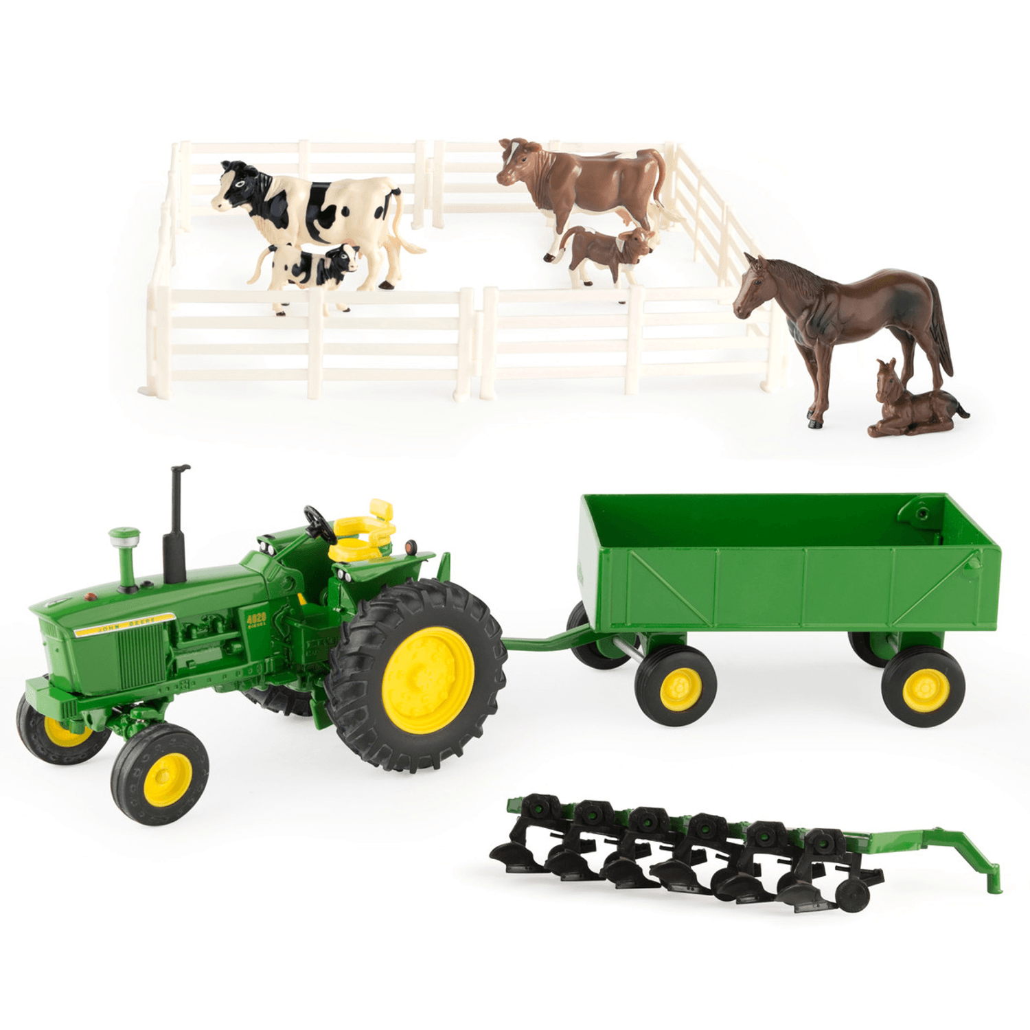 JUEGO DE GRANJA JOHN DEERE DIE CAST VALUE SET