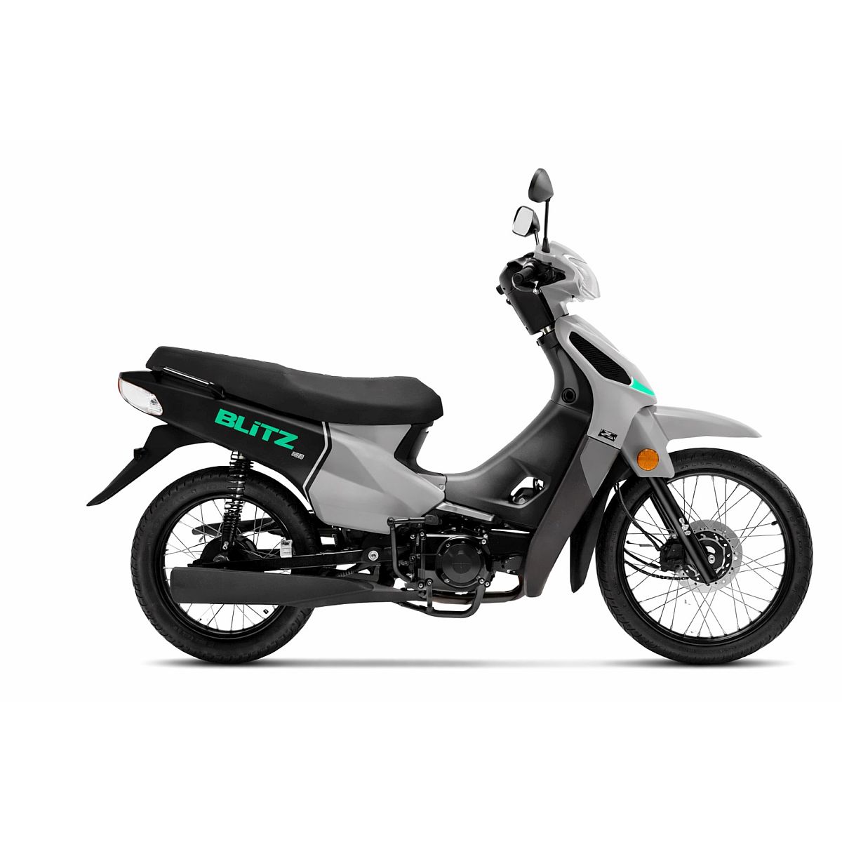 Motocicleta Motomel Blitz 110 Base One V8-B110 Gris Cbs