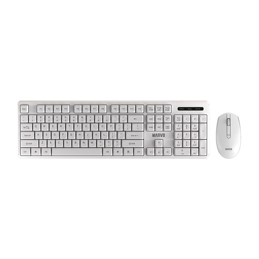 Teclado+Mouse Marvo Ws-005 Sp Inalam Usb Negro