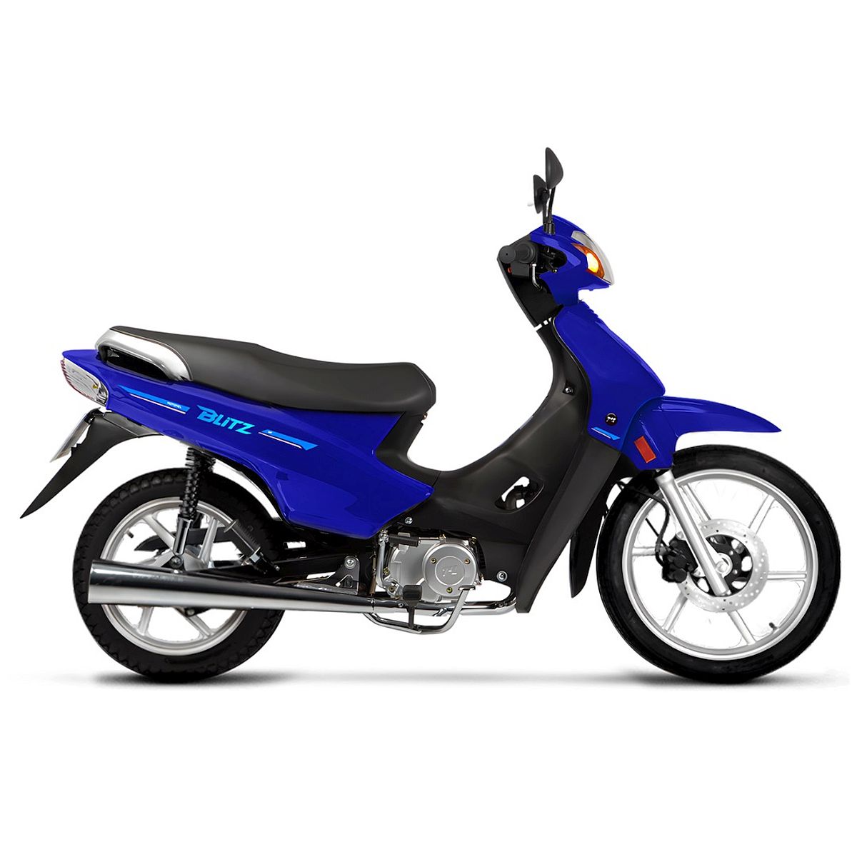 Motocicleta Motomel Blitz 110 Full One Aleac V8 Azul Cbs