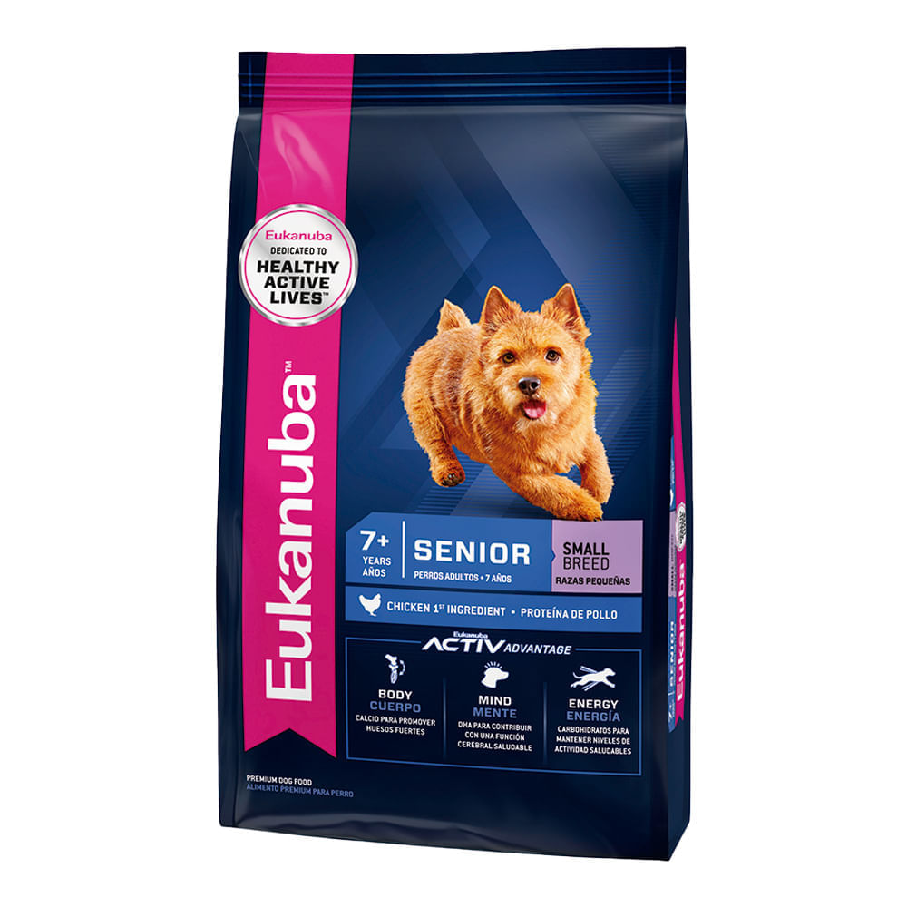 Alimento Eukanuba Perro Senior Raza Pequeña - 3 Kg