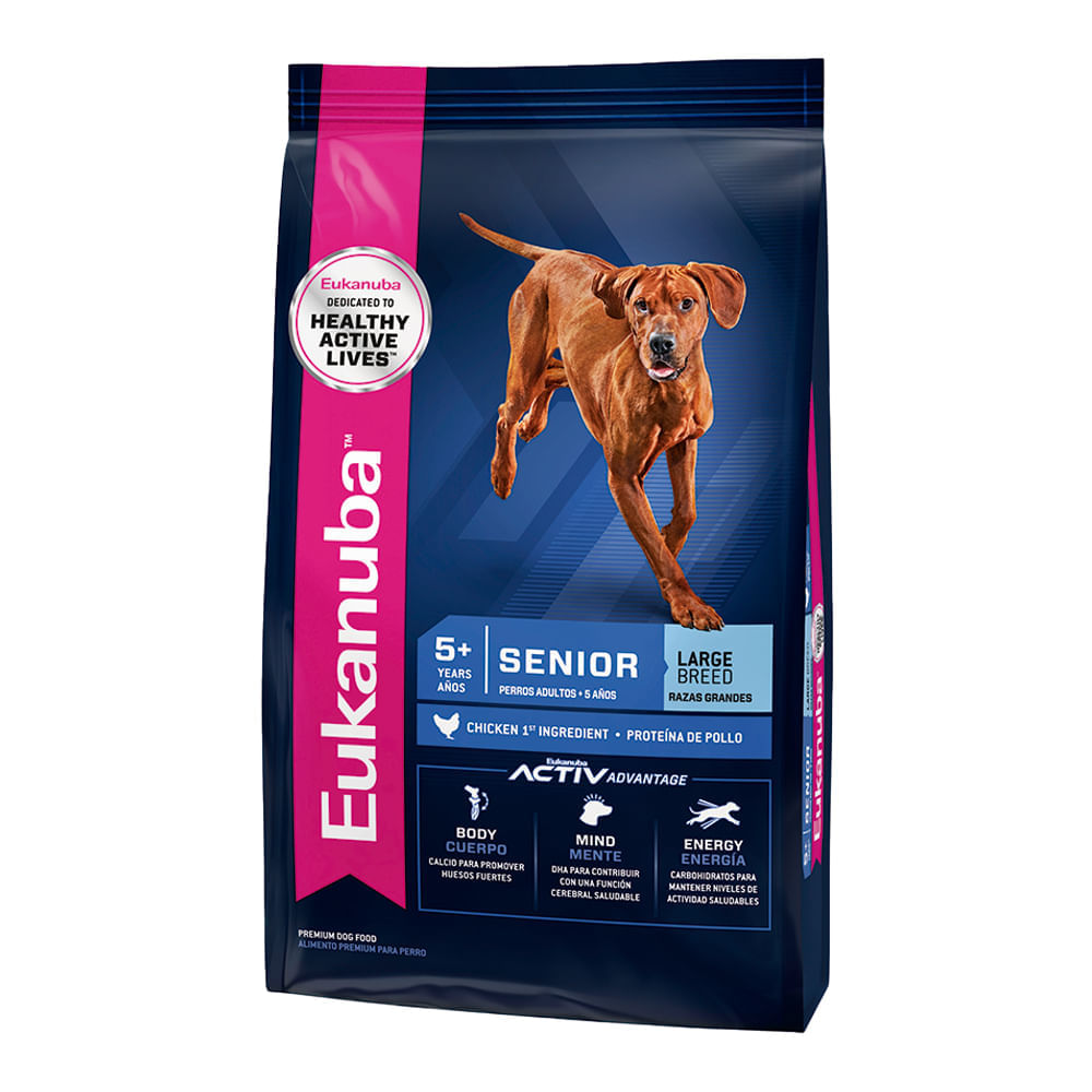 Alimento Eukanuba Perro Senior Raza Grande - 15 Kg