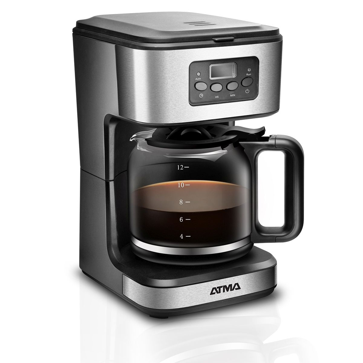 Cafetera De  Filtro Atma Ca8182p 1.8lts Digital Inoxidable