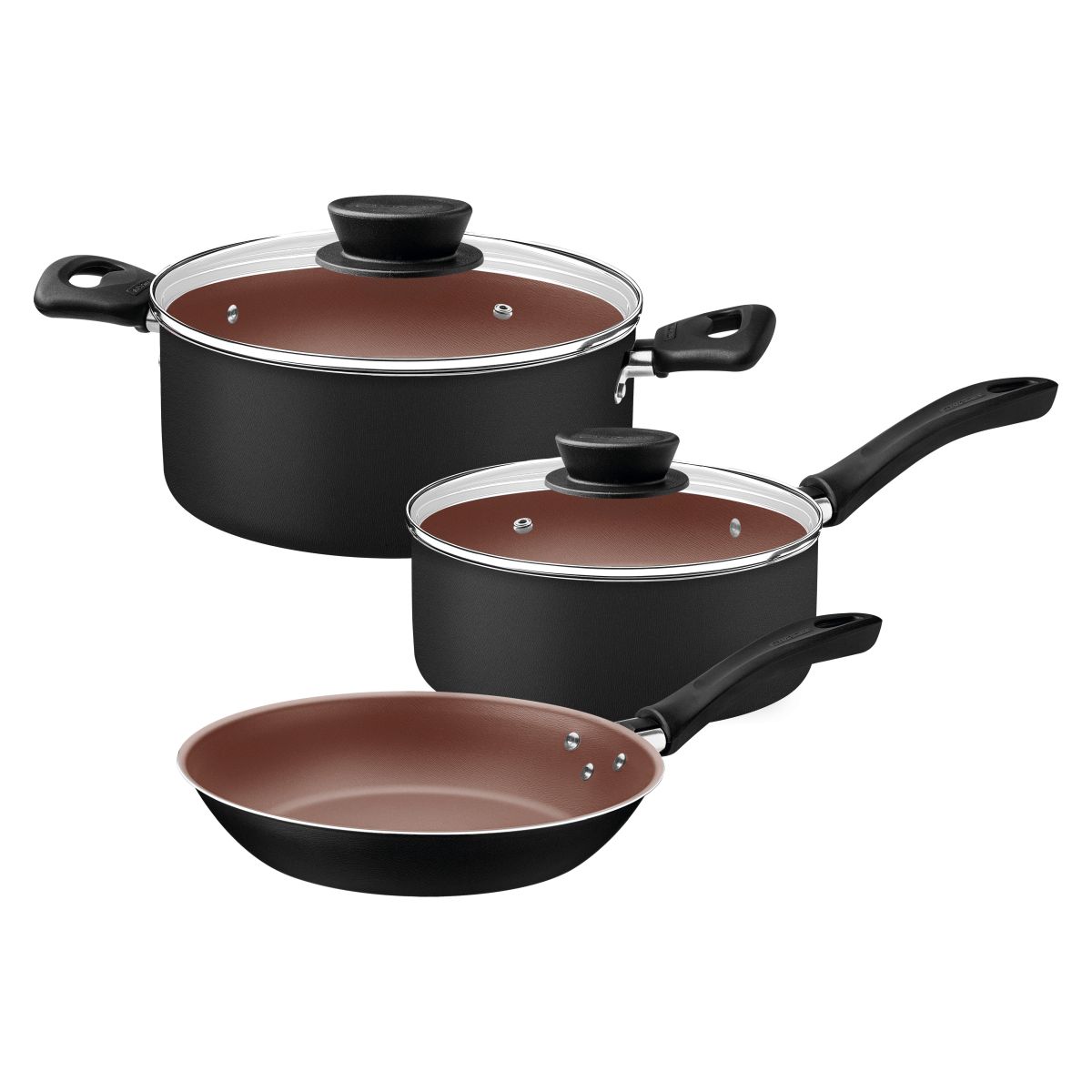 Batería De Cocina Tramontina 27899/536 Linz 3pzas