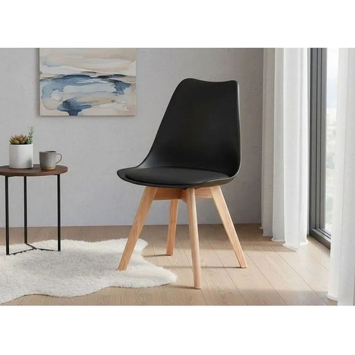 Silla Tulip Barulich Color Negra